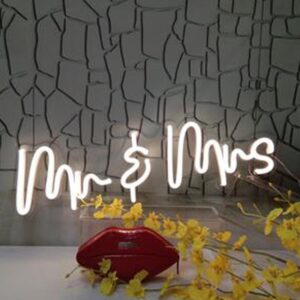 custom neon sign for wedding events by super neon sabra in lebanon, beirut